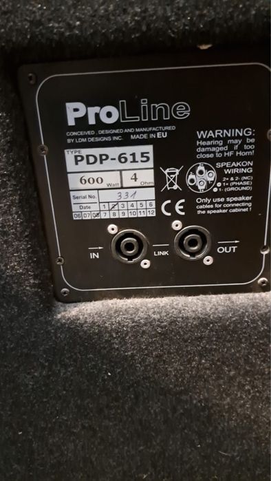 Kolumny pasywne LDM PDP615