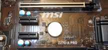Płyta główna Z270-A-PRO + procesor Intel Celeron G3930 2,9 GHz