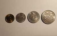Conjunto de moedas do Mundial de Hóquei '82 (1, 2$50, 5 e 25 Escudos)