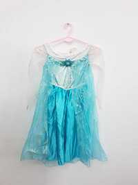 Sukienka przebranie Elsa Kraina Lodu rozmiar 104-116 cm. A2651