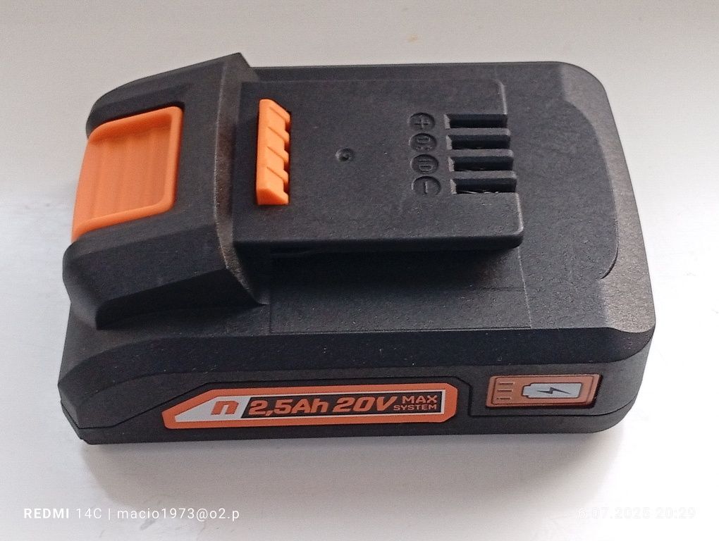 Akumulator litowo-jonowy NITEO Tools 20V Max  2,5 Ah