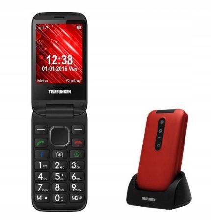 telefon komórkowy z klapką telefunken tm360 cosi