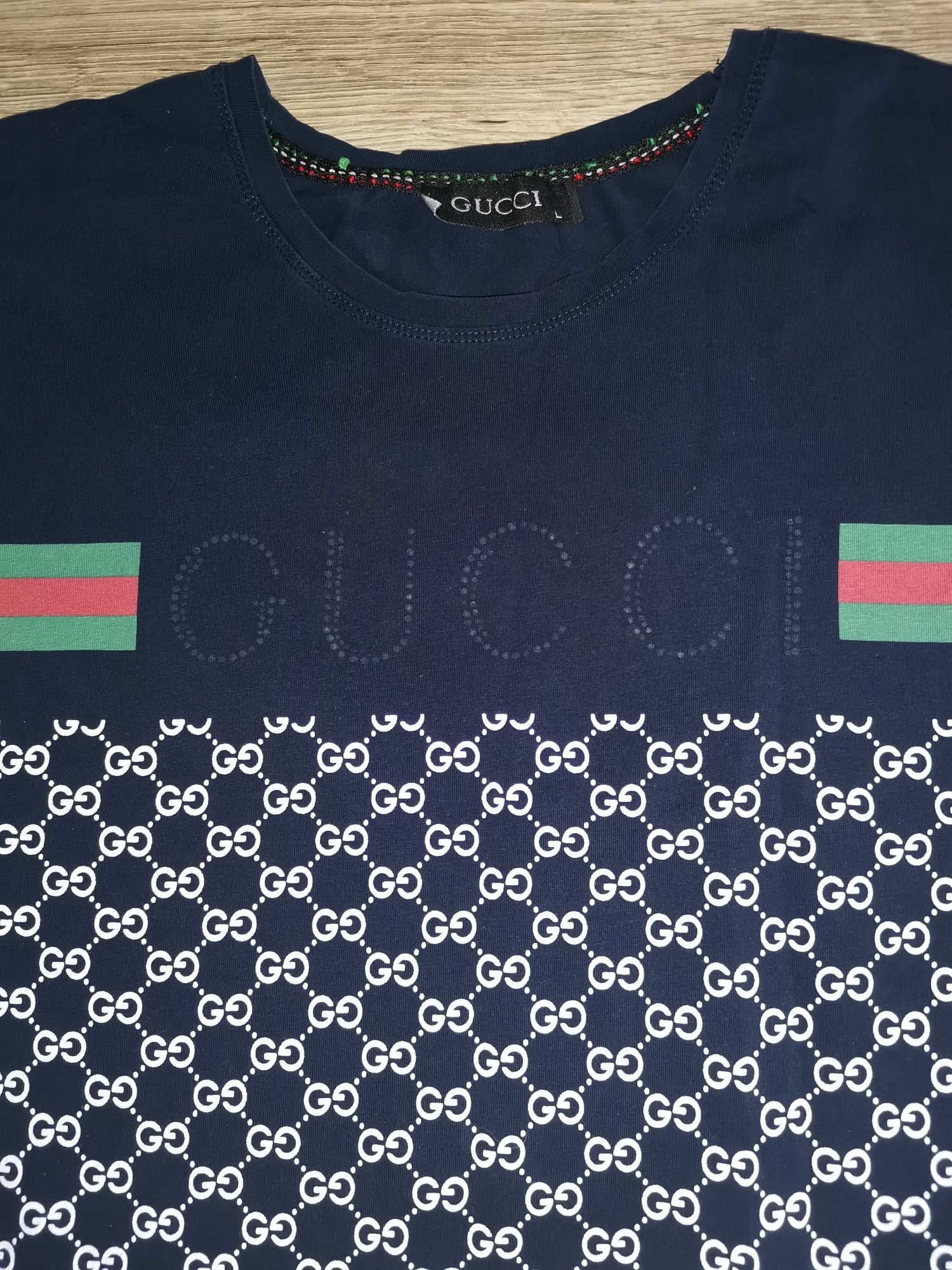 Koszulka Gucci granatowa