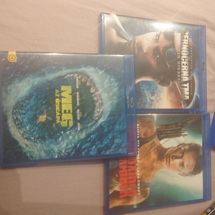 Pitch Black,Meg,Tomb Rider Blu Ray , polski lektor