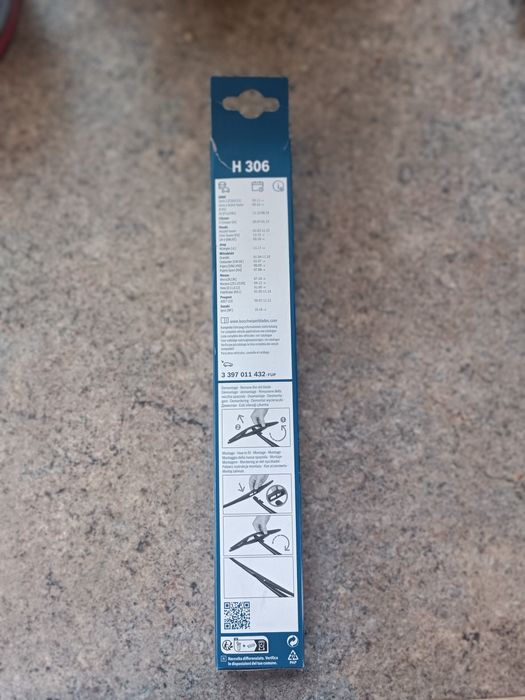 Продам дворник Bosch rear h306 300 mm/12"