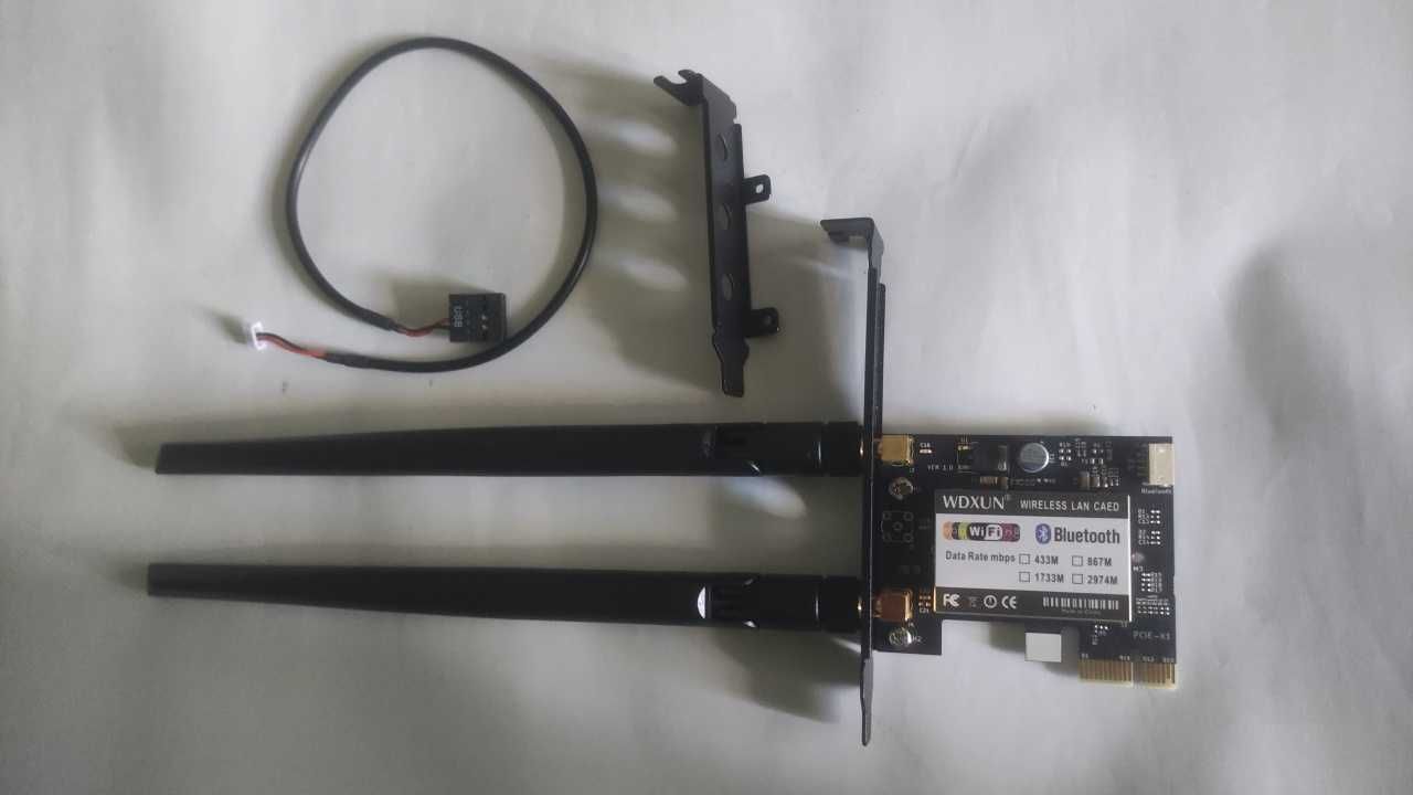 PCI e гігабітний адаптер 1200 Мбіт/с 2,4 G/5 ГГц Blutetooth 4.1