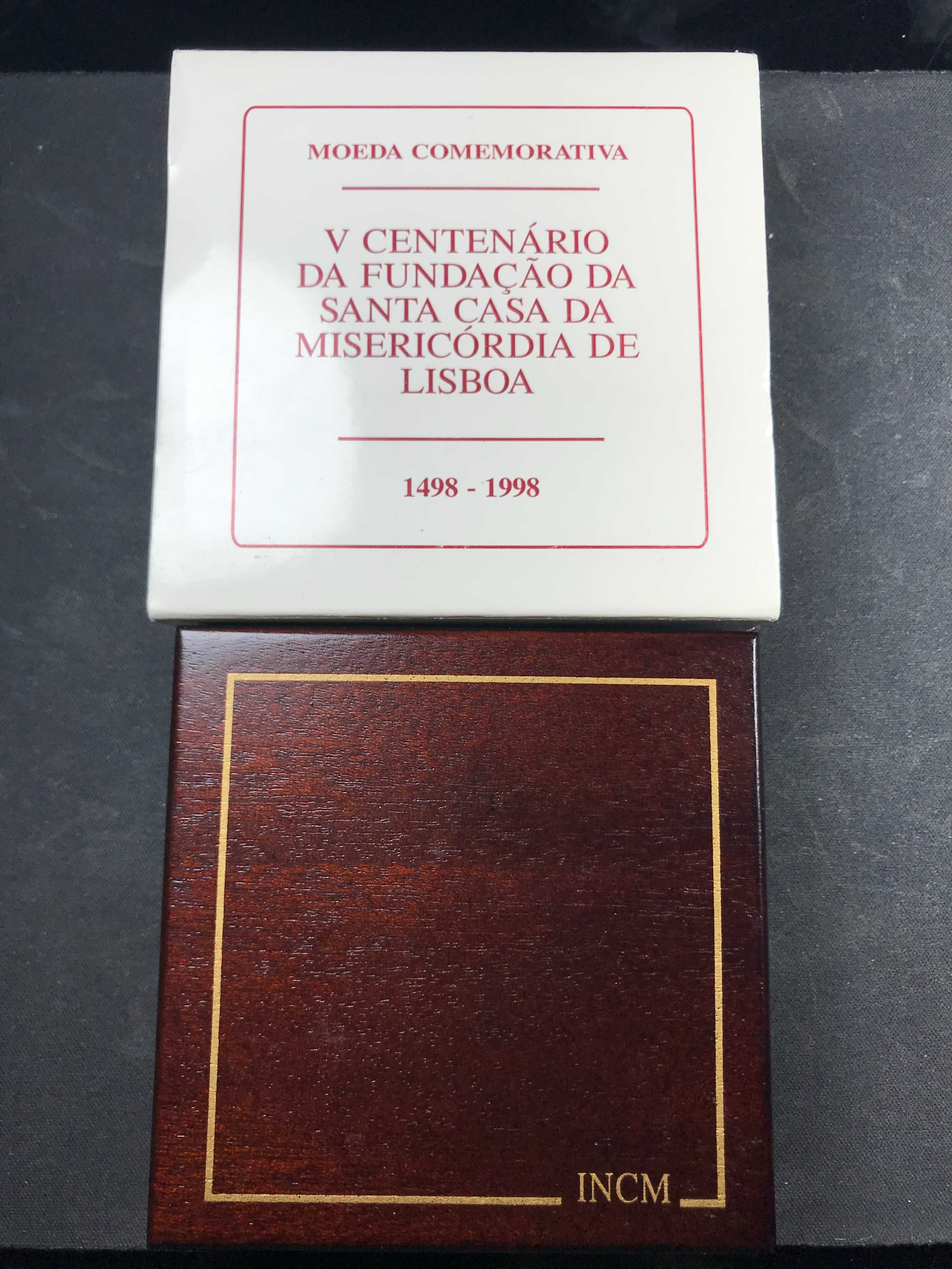 1.000 Escudos 1998 Prata Proof com Estojo - Santa Casa Misericórdia