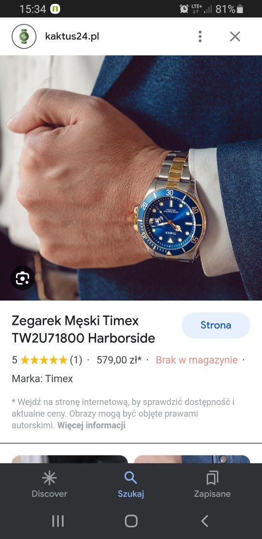 Timex Harborside zegarek męski