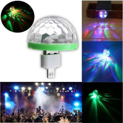 3W USB Mini luz RGB led disco party club DJ Android