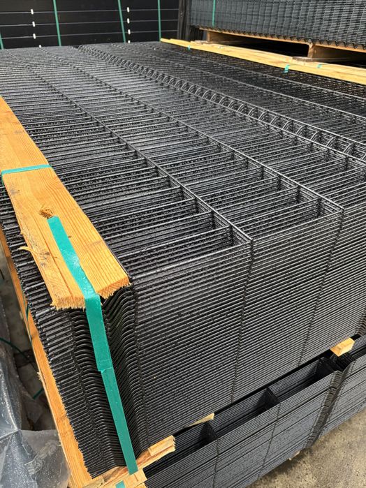 Promocja! Panel fi 5mm 123cm ogrodzeniowy słupek podmurówka
