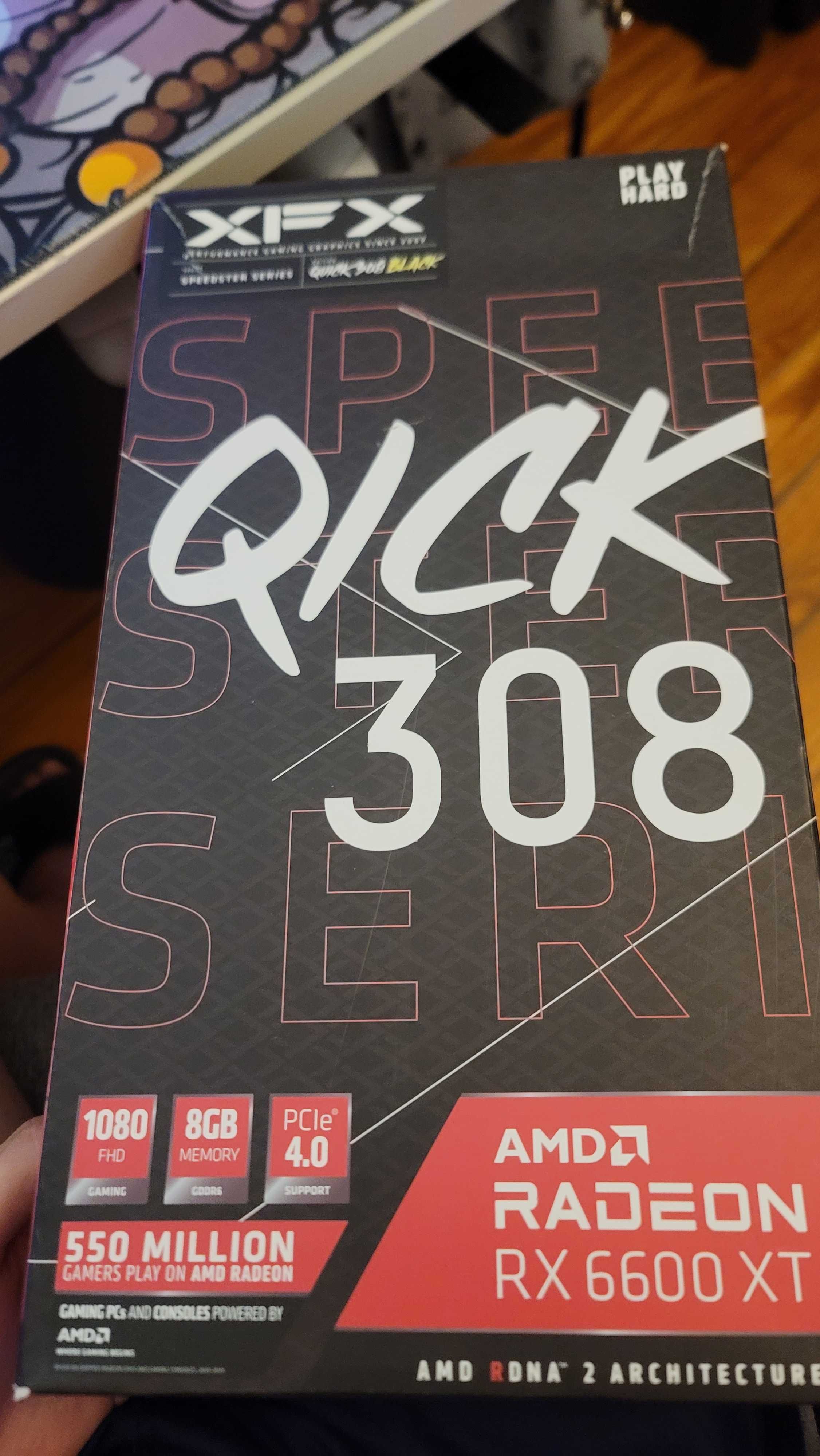 XFX 6600 XT gráfica AMD como nova