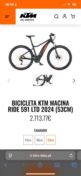 Bicicleta elctrica KTM