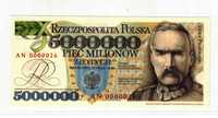 5.000000 zł 1995 -  AT  - st.1 UNC