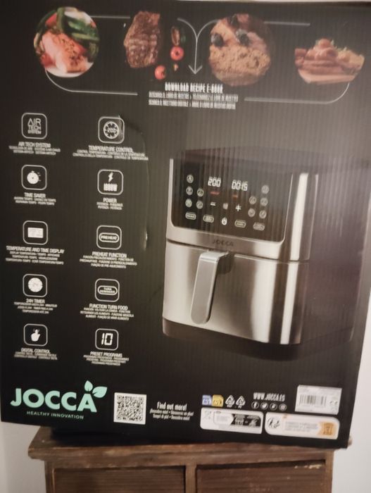 Fritadeira JOCCA,sem óleo,nova na caixa,por oferta de outra igual