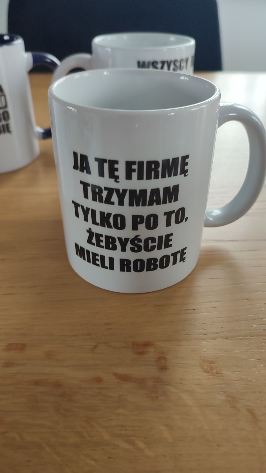 6 kubków z dla kierowcy że śmiesznym napisem