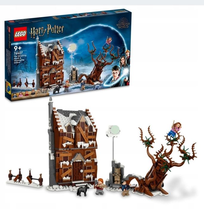 LEGO Harry Potter 76407 Wrzeszcząca Chata i wierzba bijąca Nowe!!!