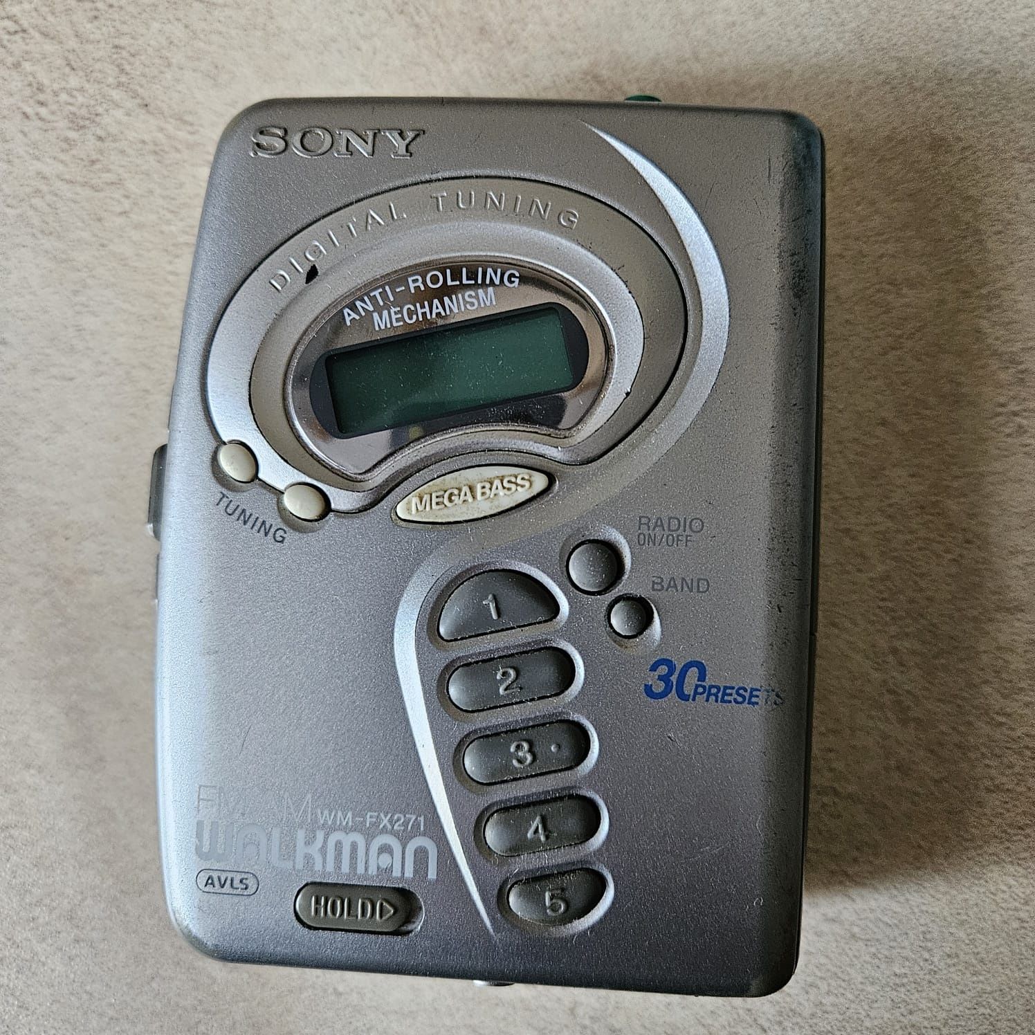 Walkman SONY WM-FX271 Sprawny z oryginalnym etui.