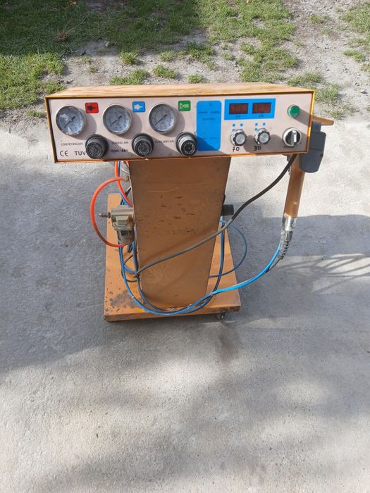 Pistolet do malowania proszkowego elektrostatyka-corona