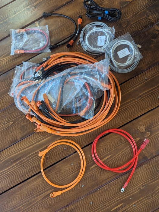Комплект кабелей оригинал для Pylontech US3000C US2000C 1м, 1.2м, 2м,