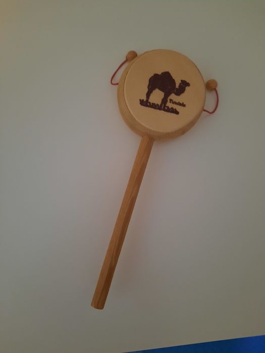 Grzechotka drewniana