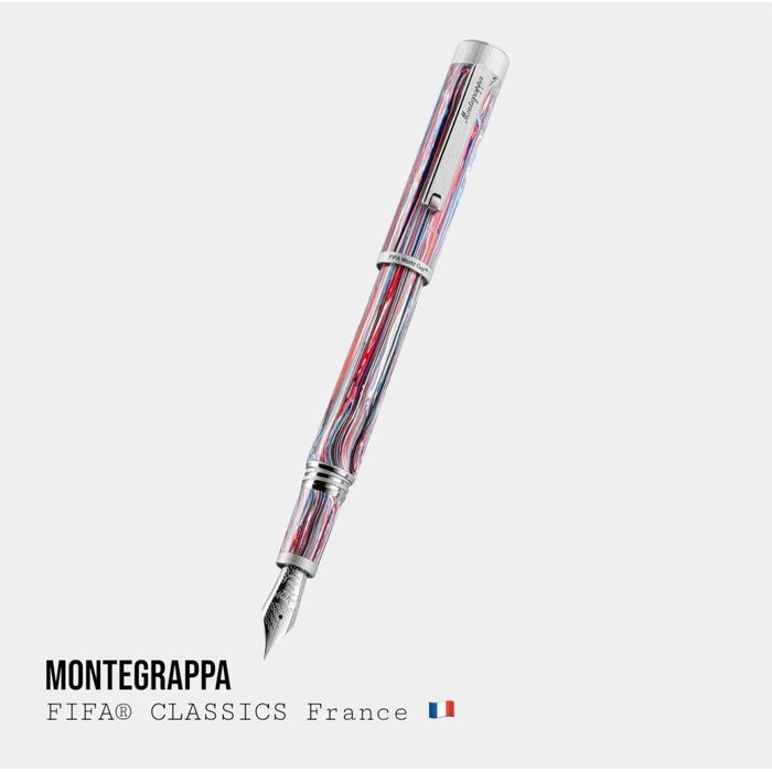 Пір’яна Ручка Montegrappa FIFA France | Ліміт 100 шт | 14K золоте перо