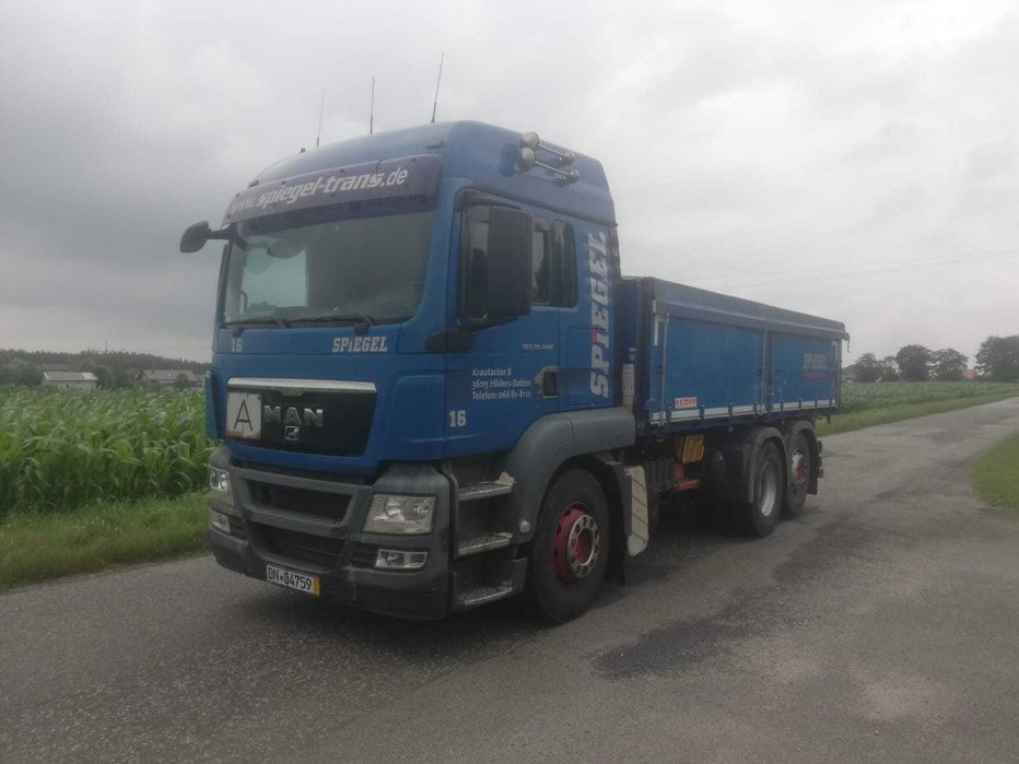 MAN TGS 26.440 wywrotka, zbożówka , kiper aluminiowy