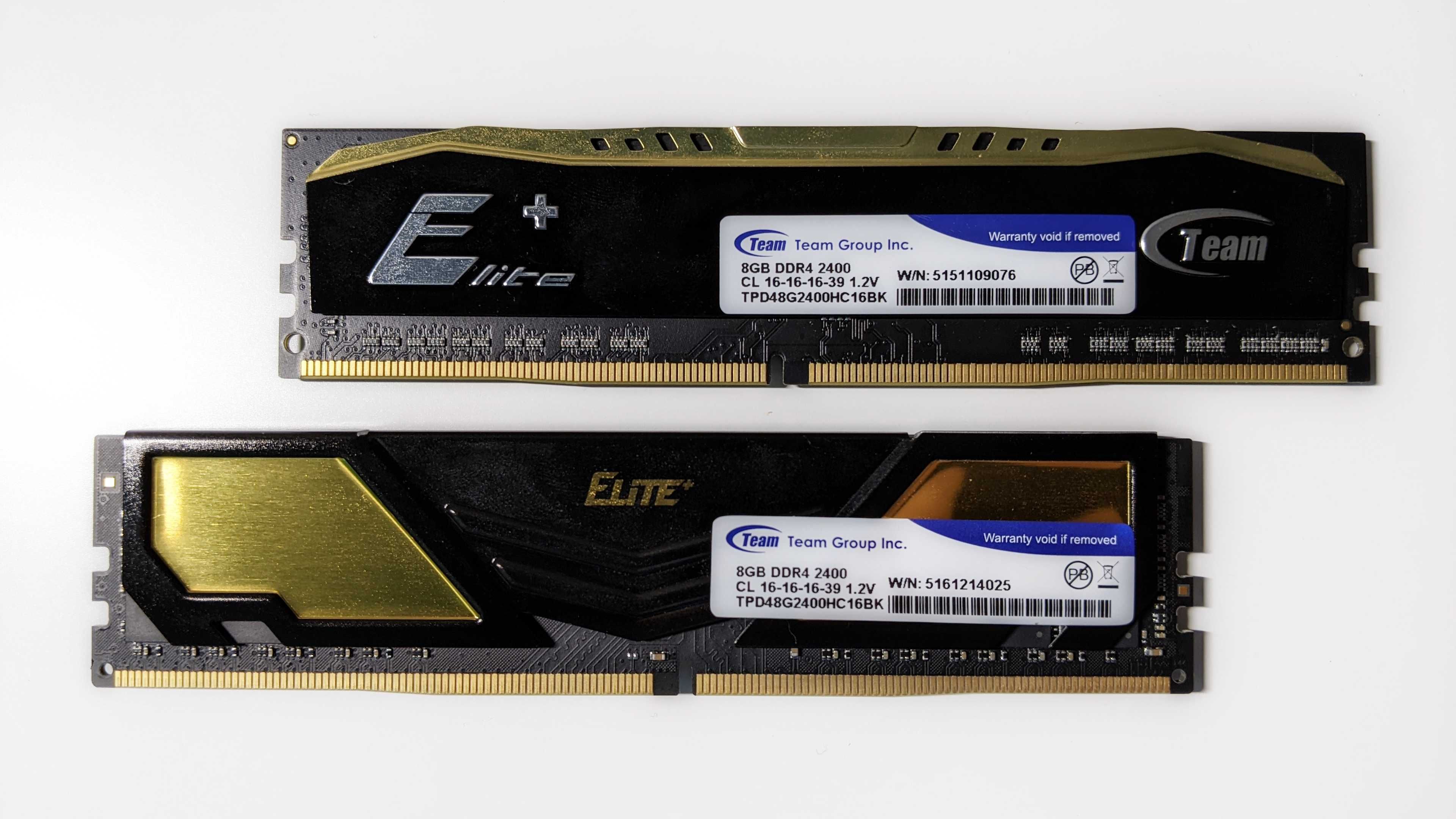 Оперативная память Team Group Elite Plus DDR4-2400 MHz, 2x8Gb