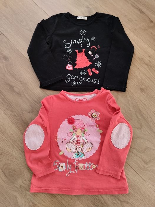 Bluzki z długim rękawem 98 zestaw