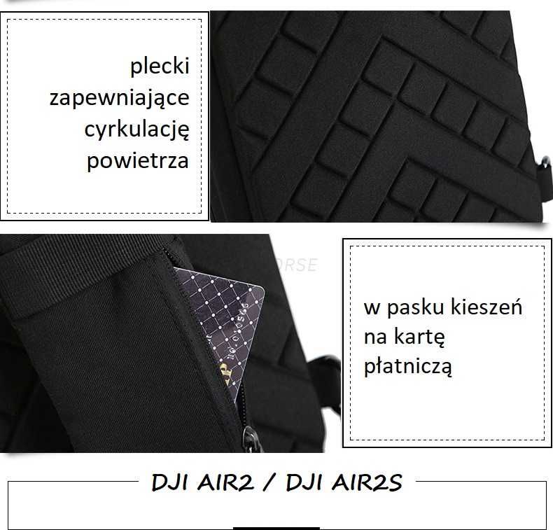 plecak do drona DJI AIR2 / DJI AIR2 S (piloty RC i RC-N1)