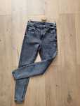 Spodnie jeansowe czarne szare skinny rurki gruby jeans przetarcia