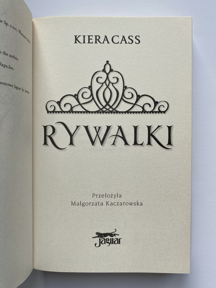 "Rywalki" Kiera Cass