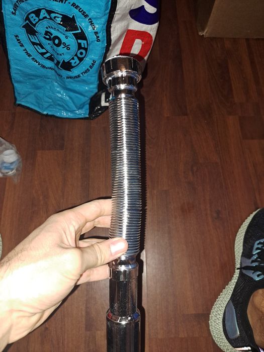 Válvula sifão tubo extensível