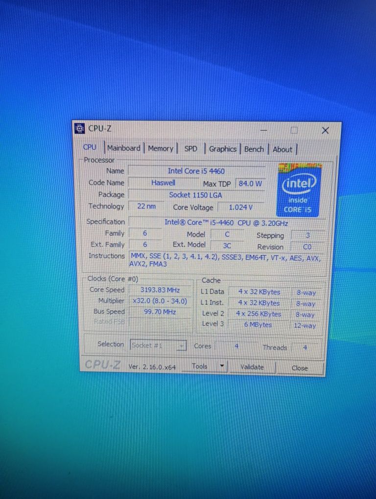 Optiplex 7020 i5 4460 GT 1030