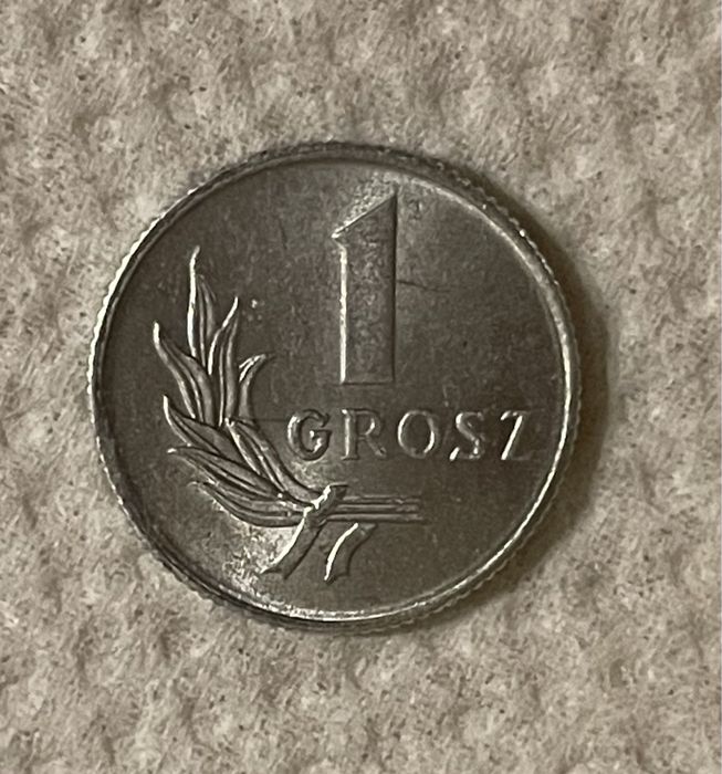 1 grosz z 1949 bez znaku mennicy