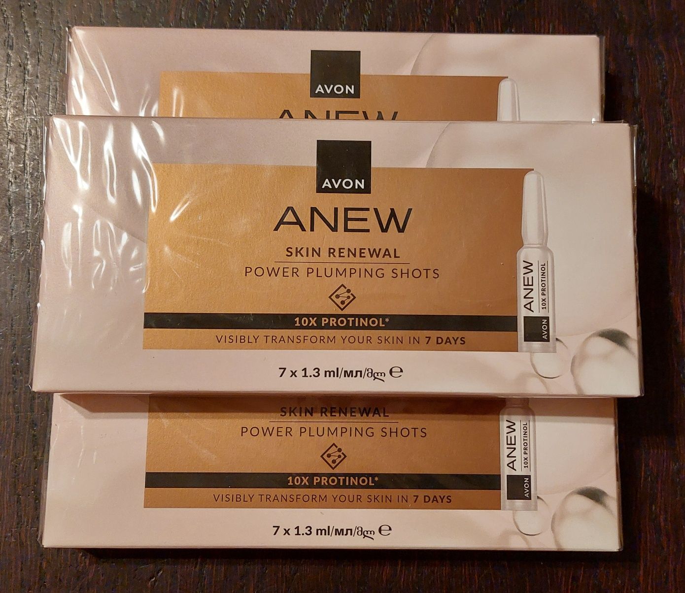 Avon Anew kuracja odmładzająco wzmacniająca ampułki kolagen 7szt