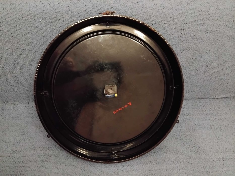 zegar kolejowy dworcowy PKP średnica 60 cm. lata 60/70