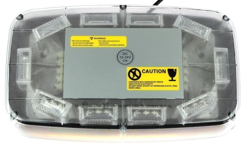Belka ostrzegawcza na magnes LED stroboskop