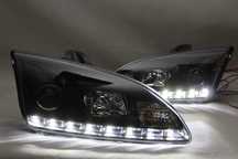 Lampy przednie przód FORD FOCUS mk2 II 04-08 LED BLACK TUNING IGŁA!