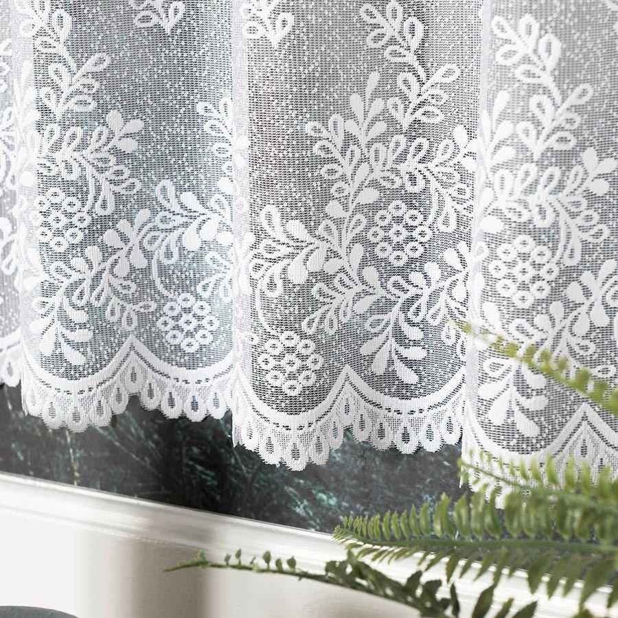 FIRANA ŻAKARDOWA kupon tanio/ końcówka wałka 325 x 95 zazdrostka
