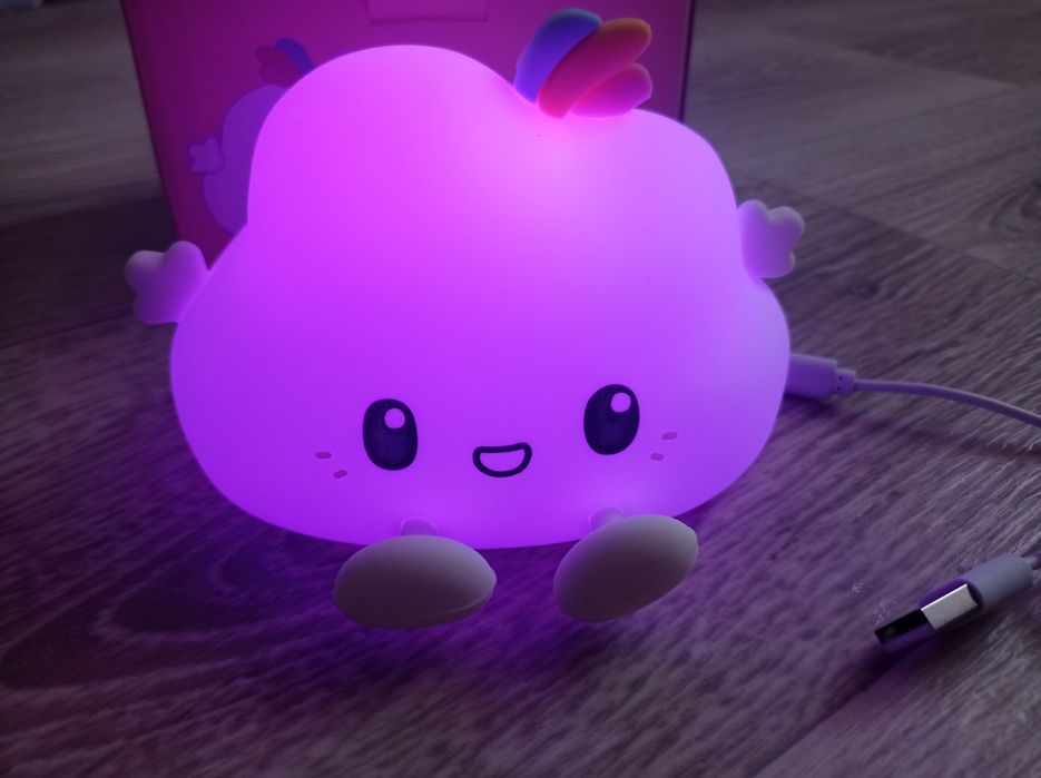 Нічник Хмаринка Нічник акумуляторний Нічник силіконовий кольоровий