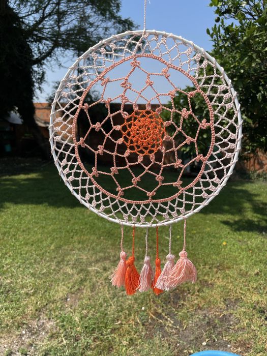 Mandalas de croche feitas á mão