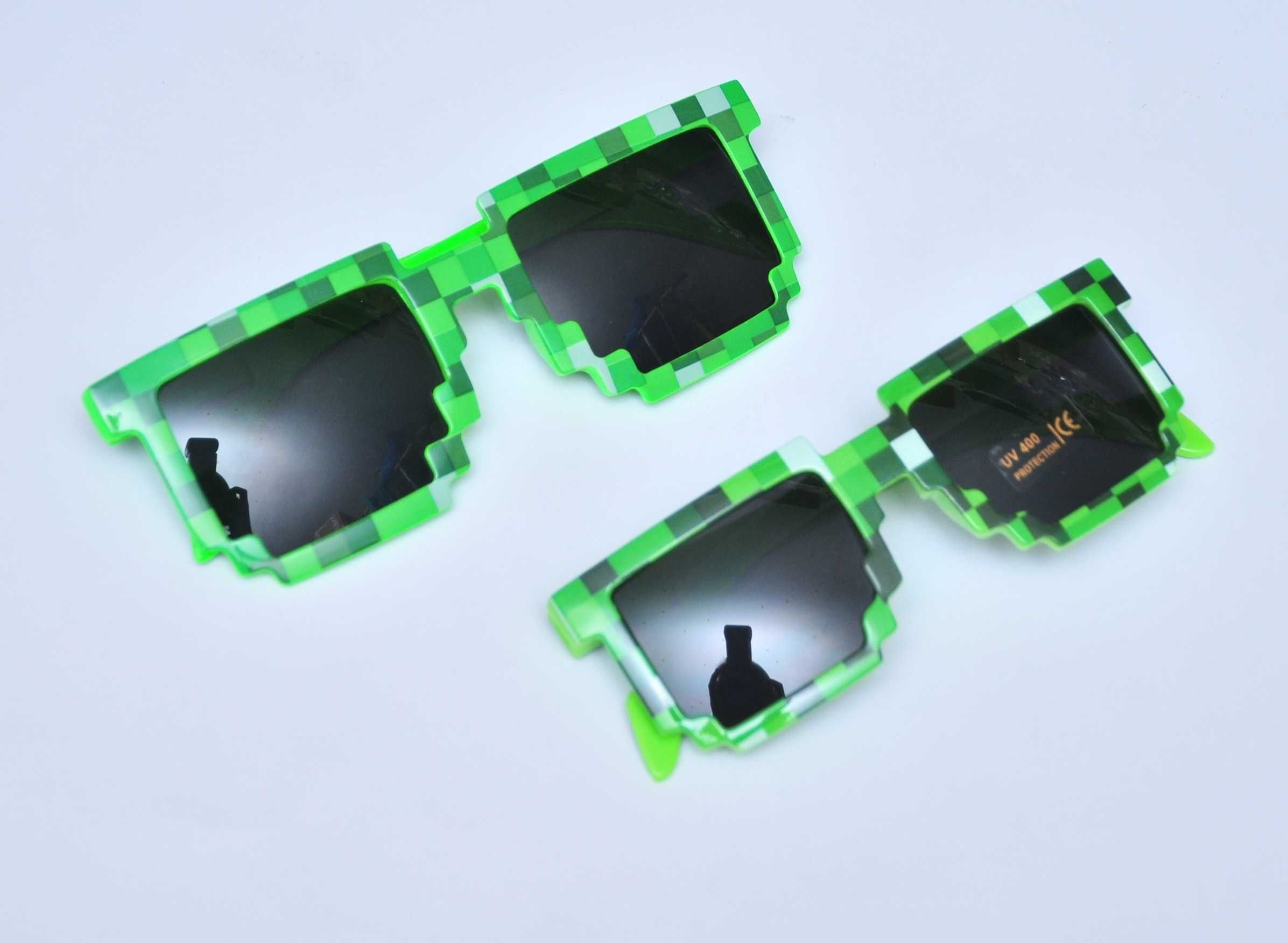 Детские очки Minecraft Майнкрафт пиксель солнечные очки мальчику