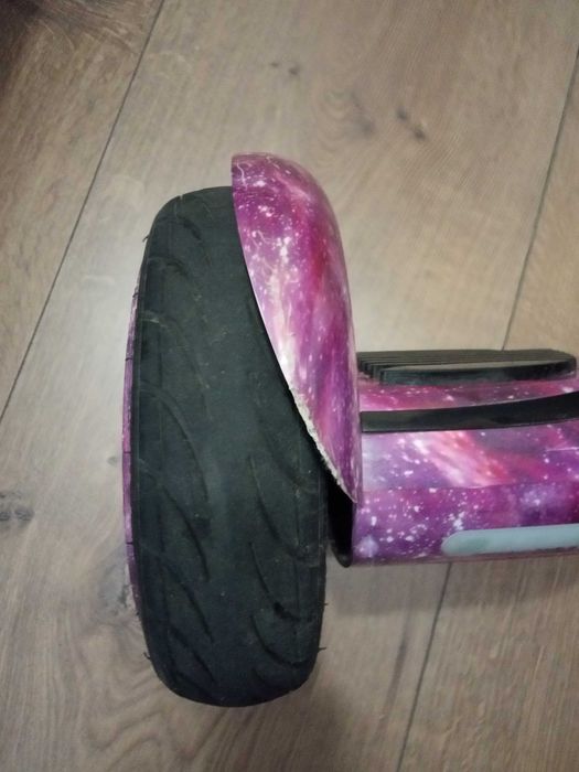 Гироборд 10,5",гироскутер Фиолетовый космос