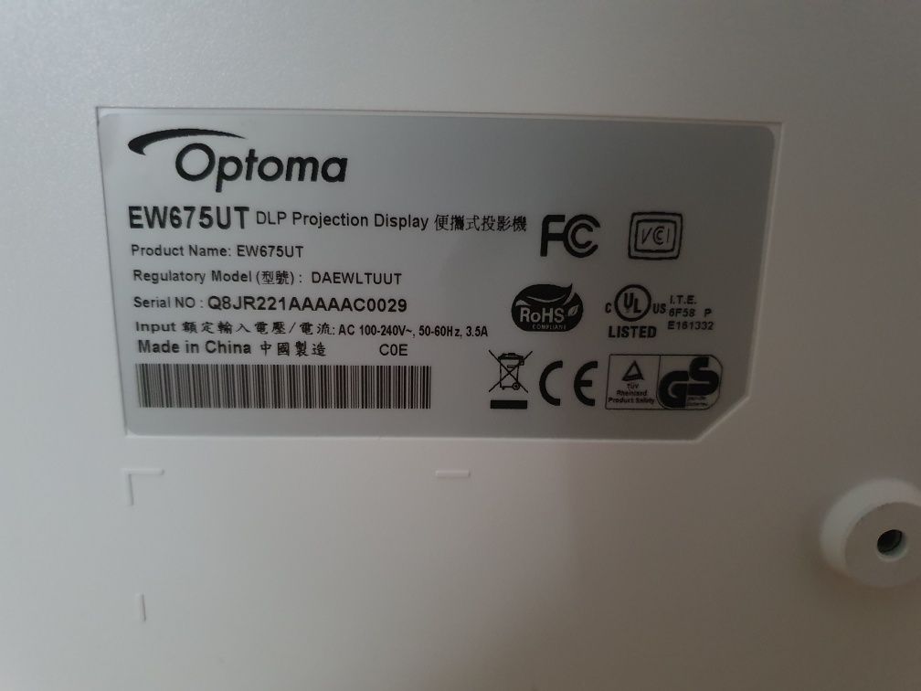 Projektor Optoma EW675UT polecam