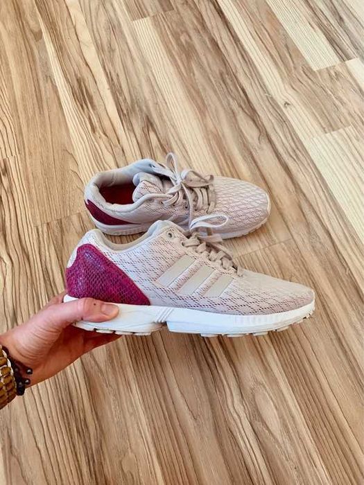 Adidas damskie zx flux torsion 41 beżowe bordowe oryginalne