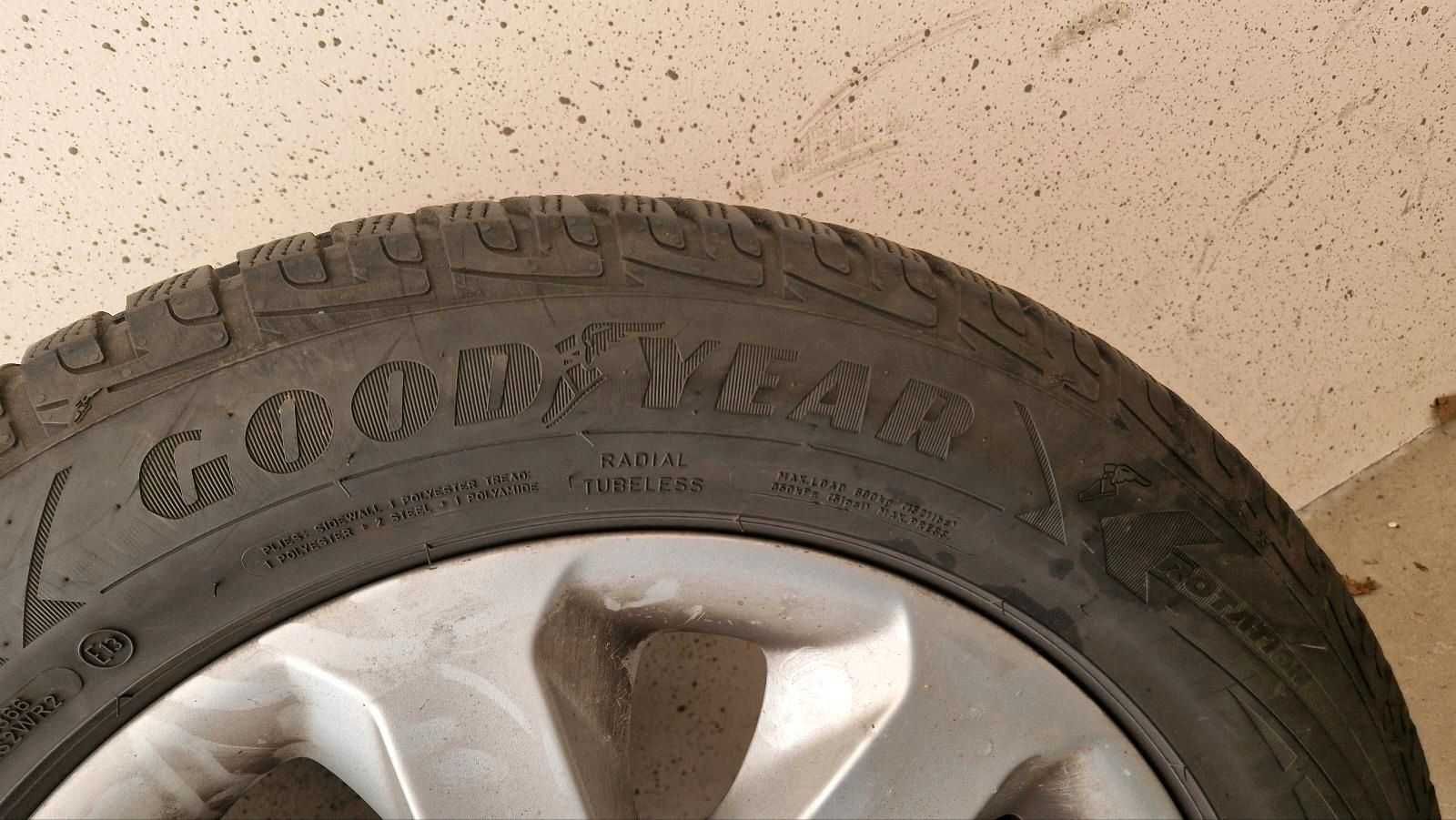 Alufelgi Felgi 16 5x120 BMW IS20 Zima 225/55 R16 GOODYEAR 7,57mm OPIS