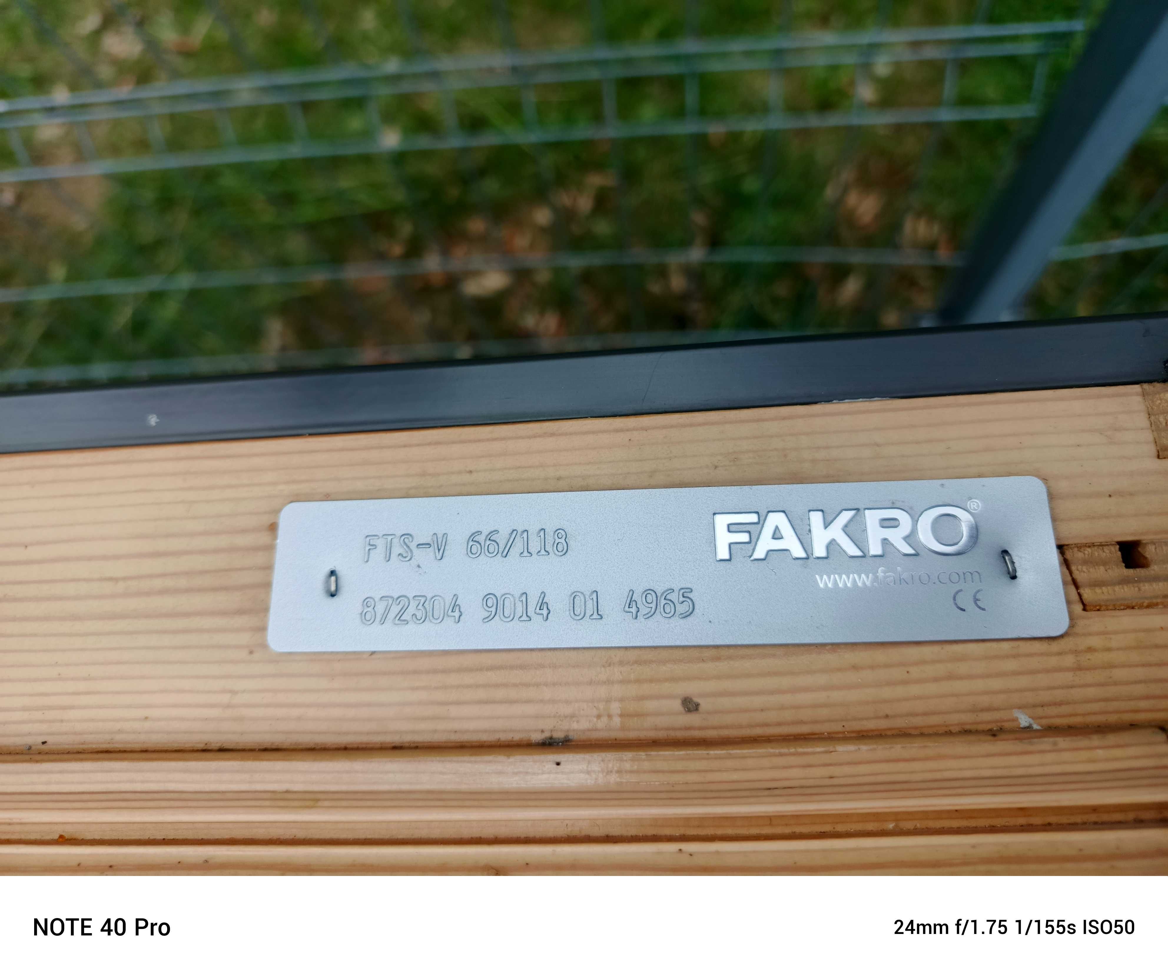 Okno dachowe Fakro