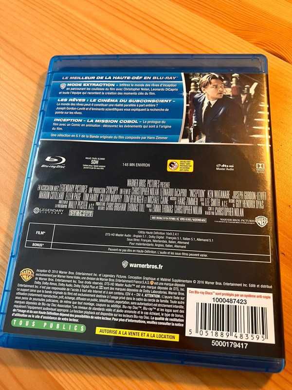 Incepcja blu-ray