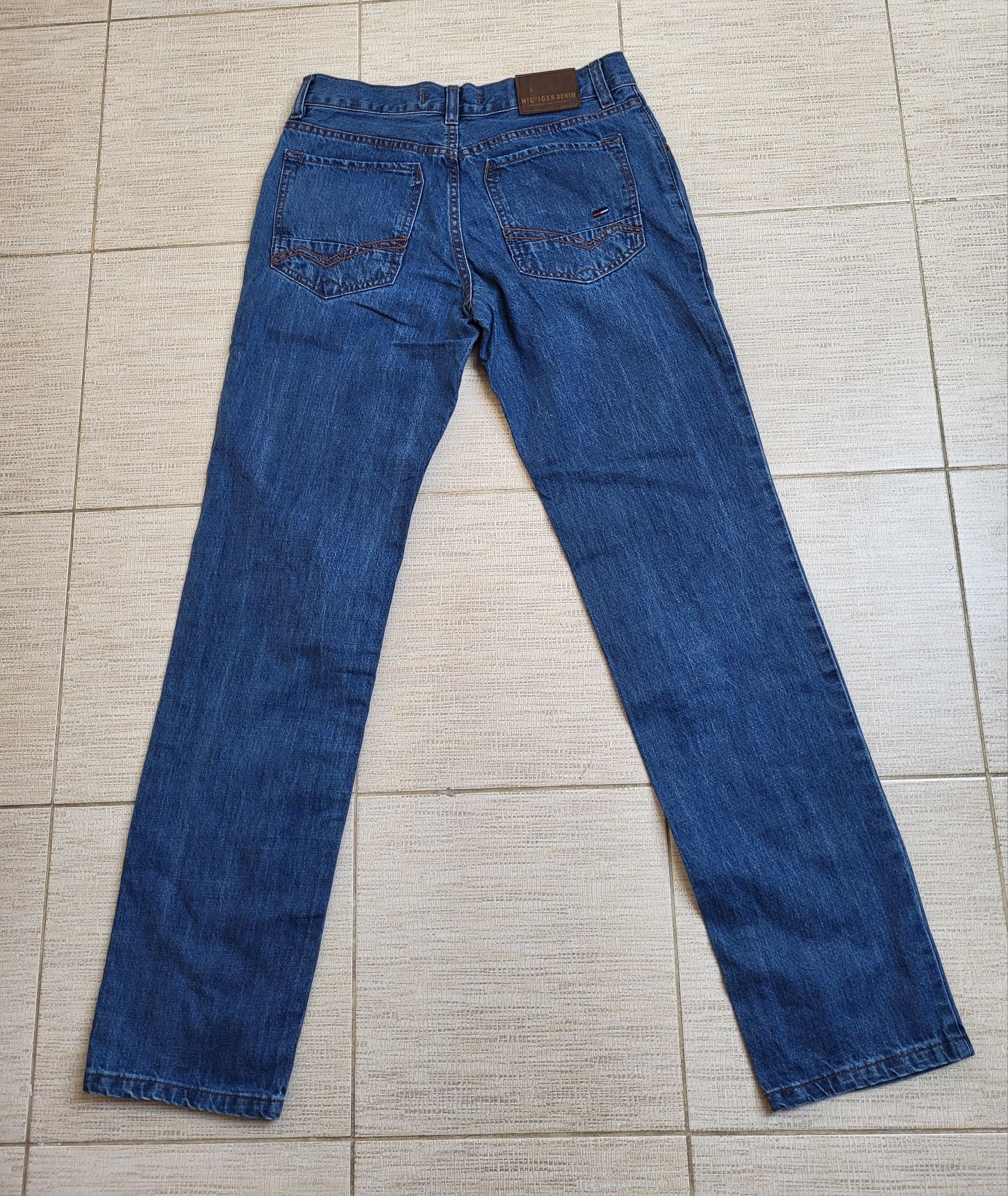 jeansy proste straight Tommy Hilfiger jak nowe 33- L/XL/40/42