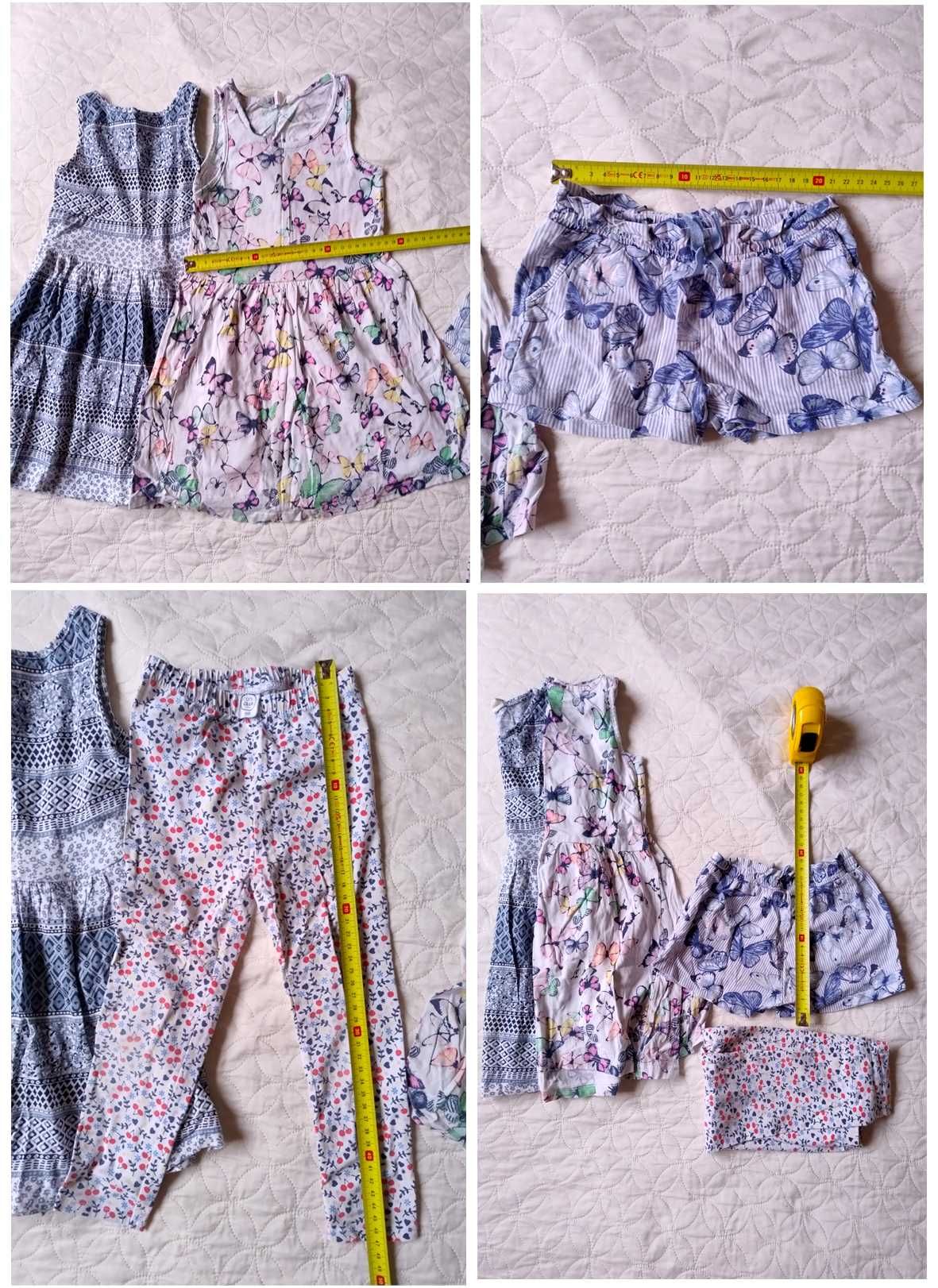 BLUZKI dla dziewczynki 98 / 104 Smyk, H&M BDB + GRATIS letnia paka!